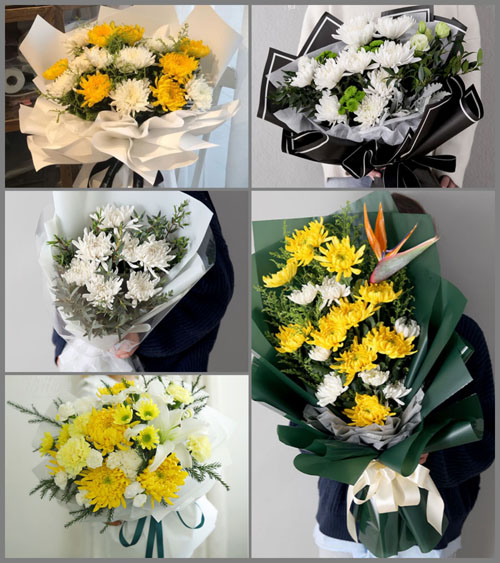 河南开封龙亭区河南开封经济开发区白事花束代送